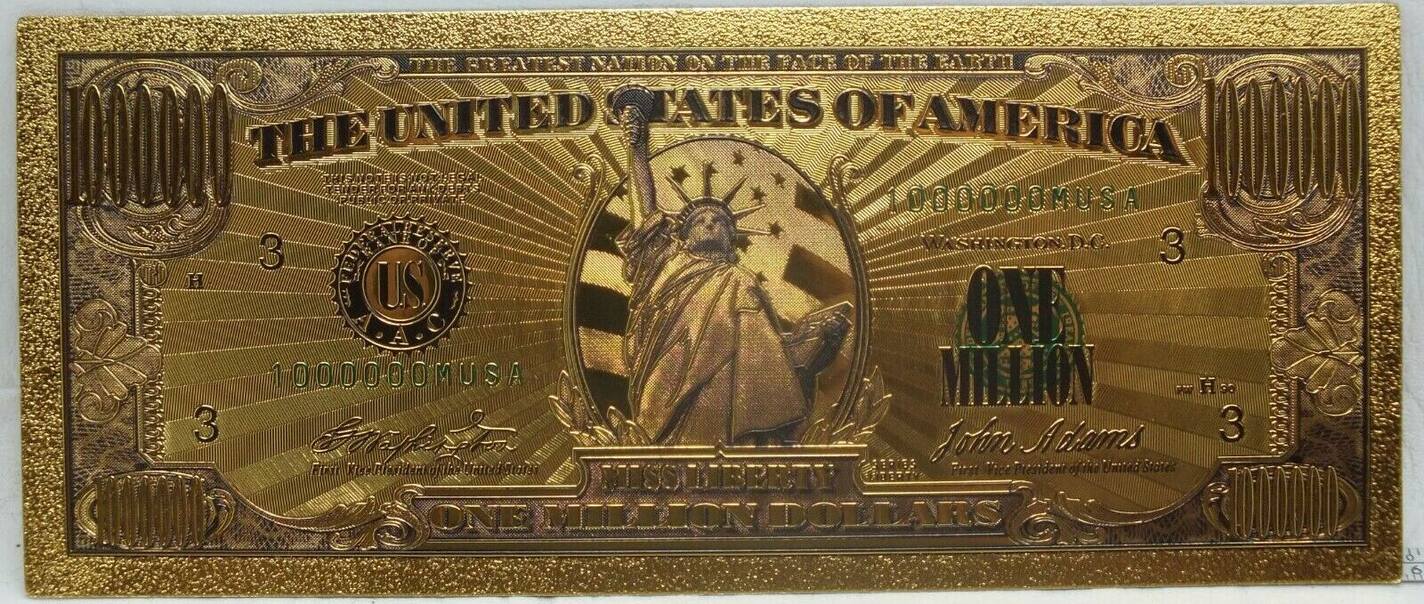 USA Banknoten Pokemon Charmander Eevee 10B Yen Novelty 24K Gold Foil Plated  Note Bill GFN52