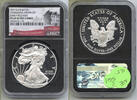 Anlagemünzen Dollar 2017-S American Eagle Silver NGC PF69 Congratulations Early Releases C561 -