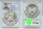 Anlagemünzen 2016-P PCGS MS69 Silver Eagle 1oz 999 Bell Label Philadelphia Mint - ER839 -