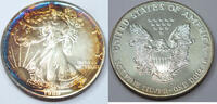 Anlagemünzen Dollar American Eagle 1 oz Fine Silver - Toning Toned Bullion Ounce - H132 -
