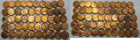USA Penny 1939-D Lincoln Wheat Cents 50-Coin Roll Uncirculated Pennies Lot - LG204 -