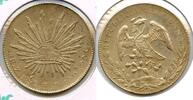 8 Reales 1892 ZS Weltmünzen Mexico Silver Coin   Zacatecas - SR09 