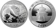 Anlagemünzen China Silver Panda 30g 999 Silver 10 Yuan Coin Chinese BU Bullion - JP451 -