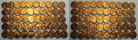 USA Cent 1946-S Lincoln Wheat Pennies 50-Coin Penny Roll- Uncirculated LG267 -