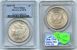 USA Dollar 7TF Morgan Silver PCGS MS64 Reverse of - Philadelphia - BX351 -