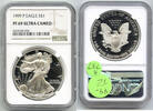 Anlagemünzen Dollar 1999-P American Eagle 1 oz Proof Silver NGC PF69 Ultra Cameo - H737 -