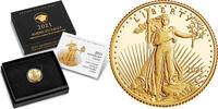 Anlagemünzen 2021 Gold American Eagle One-Tenth 1/10 Ounce Oz Proof Coin US Mint - JL493 -