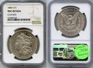 USA Dollar 1884-S Morgan Silver NGC Unc Details Coin $1 San Francisco - JP033 -