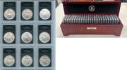 Anlagemünzen 1986 - 2010 American Silver Eagle 1 oz 25-Coin Set Brilliant Uncirculated ER224 -