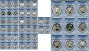 Anlagemünzen 1986-2024 American Silver Eagle 1 Oz Silver 40 Coin Set PCGS MS69 $1 - JP798 -