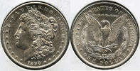 USA Dollar 1890-S Morgan Silver - San Francisco Mint - E521 -