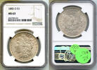 USA Dollar 1885-O Morgan Silver NGC MS 63 Certified - New Orleans Mint - A106 -