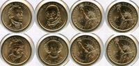 USA Dollar 2008-D Presidential 4-Coin Set - Jackson Monroe Adams van Buren - AL584 -