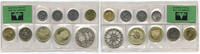 Europa Austria Proof Silver 9-Coin Set Collection Volksbank - E549 -
