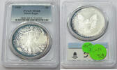 Anlagemünzen Dollar American Eagle 1 oz Silver PCGS MS68 Toning Toned Bullion - E616 -