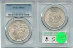 USA Morgan Dollar 1885-P Silver PCGS MS64 Philadelphia Mint - SR915 -