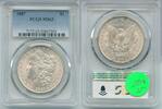 USA Morgan Dollar 1887-P Silver PCGS MS63 Philadelphia Mint - SR916 -