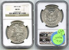 USA Dollar 1897-O Morgan Silver NGC AU 55 Certified - New Orleans Mint - J659 -