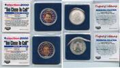 Anlagemünzen American Silver Eagle 1oz 999 2000 Presidential Election Bush Gore - SS269 -