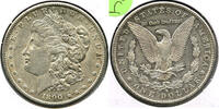 USA Dollar 1890-S Morgan Silver - San Francisco Mint - J881 -