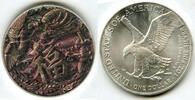 Anlagemünzen Dollar American Eagle 1 oz Fine Silver Colorized Colored Asian Motif - J894 -