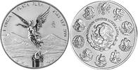 Anlagemünzen 2023 Mexico Libertad Reverse Proof 1 Oz 999 Silver Plata Pura Onza Coin - JP792 -