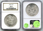USA Dollar 1904-O Morgan Silver NGC MS63 Certified - New Orleans Mint - E862 -