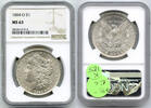 USA Dollar 1884-O Morgan Silver NGC MS 63 Certified - New Orleans Mint - K185 -