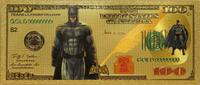 USA Banknoten $100 Batman DC Comics Novelty 24K Gold Foil Plated Note Bill GFN61 -