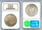 USA Dollar 1885-O Morgan Silver NGC MS64 New Orleans Toned Toning-ST159 -