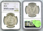 USA Dollar 1884-O Morgan Silver NGC MS 63 Certified - New Orleans Mint - K601 -