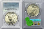 USA Dollar Peace Silver PCGS MS64 Certified - Philadelphia Mint - K743 -