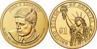 USA $1 Coin 2015-P John F Kennedy Presidential Dollar US Golden - Philadelphia PRP35 -