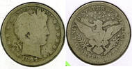 USA Quarter 1897-S Barber Silver - San Francisco Mint - L578 -