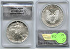 Anlagemünzen Dollar American Eagle 1 oz Silver ANACS MS69 Certified US Mint Bullion L708 -