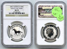 Anlagemünzen Australia Year of Horse 999 Silver 1/2 oz Coin NGC MS70 Bullion - L724 -