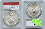 Anlagemünzen Dollar 2012-(S) American Eagle 1 oz Silver PCGS M69 Certified San Francisco L735 -