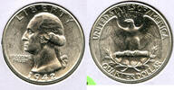 USA Quarter Washington Silver - Philadelphia Mint - L767 -