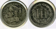 USA Cent 3- Nickel - Three Cents - L773 -