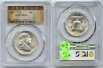USA Half Dollar Franklin Silver PCGS MS64 Premier Certified Philadelphia - L816 -