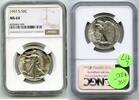 USA Half Dollar 1941-S Walking Liberty Silver NGC MS64 Certified San Francisco L917 -