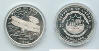 Anlagemünzen 2000 Wright Flyer Brothers Liberia 20 Grams 999 Silver Coin - RK002 -