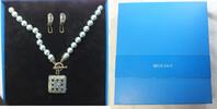Sonstiges Heidi Daus Blue Crystal Beaded Tantalizing Cool Earring Pendant Set - L973 -