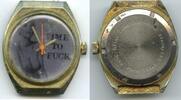 Sonstiges Time to F*ck Wrist Watch Head - Hugh Hefner Playboy Nude - Parts Repair - L993 -