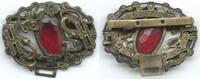 Sonstiges Czech Glass Nouveau H.H. Viper Snakes Serpent Vinage Brooch Pin - P05 -