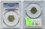 USA Cent 3- Nickel PCGS XF45 Closed 3 - P18 -