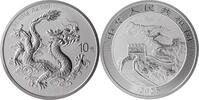 Anlagemünzen 2025 China Dragon 1 Oz 999 Silver Ag Coin Chinese Mint in Capsule 10 Yuan JR180 -