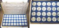 Anlagemünzen Presidential Art Medals Set 999 Fine Silver 29.27 oz Bullion Rounds - P163 -