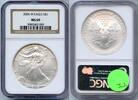 Anlagemünzen $1 Coin 2006-W American Silver Eagle 1 oz NGC MS 69 West Point Certified - JP409 -