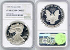 Anlagemünzen Dollar 1999-P American Eagle 1 oz Silver NGC PF 68 Ultra Cameo Certified DN110 -